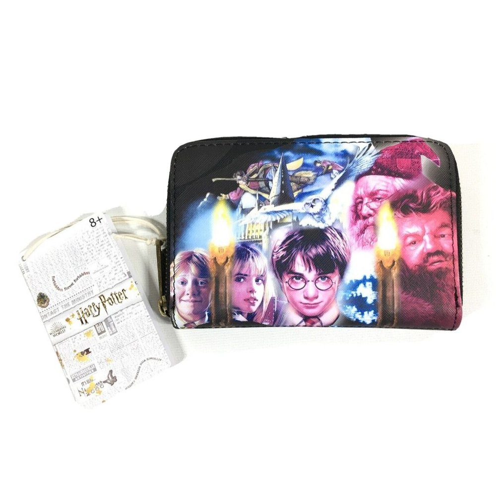 Loungefly Harry Potter Trilogy Sorcerers Stone Zip Around Wallet - Picture 2 of 15